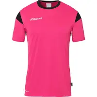 Uhlsport Squad 27 T-shirt met korte mouwen voor kinderen - Roze / Zwart