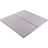 Meowbaby Square 120x120cm Play Mat Grijs