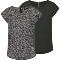 ONLY - ONLVIC LIFE S/S MIX TOP 2PK PTM - Meisjes - Blouses