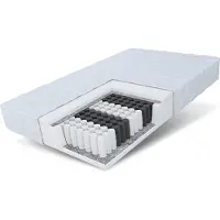 FDM MEMORY Matras 120x200 cm - Pocketvering Matrassen Tweepersoons - Hoogte 16 cm H3 - Dubbelzijdig - 7 zones - Afritsbaar hoes wasbaar - Antiallergisch en Ademende - Öko-Tex gecertificeerd