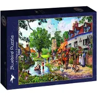 Bluebird Puzzle A Village in Summer Puzzel 1000 stukjes