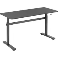Allteq In hoogte verstelbaar bureau - 140 x 60 cm - Tot 40 kg