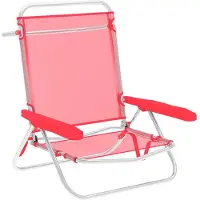 Marbueno 63x76x78 Cm Low Folding Chair 5 Positions Veelkleurig