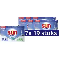 SUN - Vaatwastabletten - All-in 1 - 133 Tabletten - Voordeelverpakking