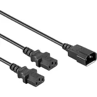 Allteq Voedingskabel C13 naar C14 dubbel -