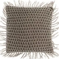 Unique living kussen tufo 45x45cm chateau grey