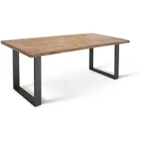Interiax Eettafel 'Charles' 200 cm Mangolia natuur (200x100x76cm)