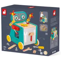 Janod - Brico'Kids - Robot trolley activiteitenwagen
