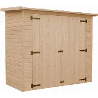 Timbela M348 - Houten tuinhuis - 2,1 m² - 123x223xH194 cm - zonder vloer