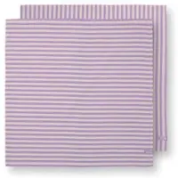 Pip studio Theedoek Stripes Lilac 65 x 65 cm (Set van 2)