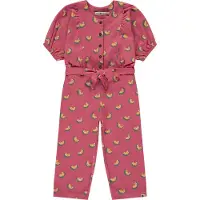 Stains & Stories Stains and Stories girls sweat jumpsuit Meisjes Jumpsuit - bubblegum - Maat 116