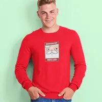 B&C Foute Kersttrui Rood - Where My Ho’s At - Maat M - Kerstkleding voor dames & heren