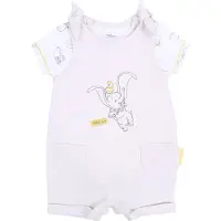 Disney Beige en gemêleerde baby rampers + romper DUMBO