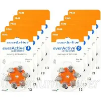 EverActive PR48/ 13, Knoopcel voor Hoortoestellen gehoorapparaat - 60 Stuks