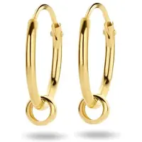 The Jewelry Collection Geelgouden Oorringen ringetjes 4023398