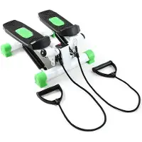 Viking Choice Stepper fitness - met weerstandsbanden - en display - tot 120kg