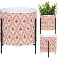 Sarcia.eu Beige Keramische Potcover 11x11x13cm