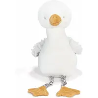 Bunnies By The Bay Sneeuwgans - Knuffeldier - Knuffel voor kinderen - Geborduurde details - Wit