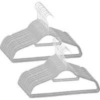 Springos Kledinghangers | Kledinghanger | 20 Stuks | Grijs
