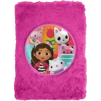 K-KIDS Gabby`s dollhouse schrift - Notitieboekje - Pluche - 15 x 21 CM - Gabby`s Poppenhuis