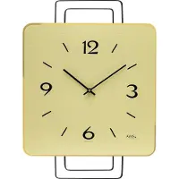AMS 9691 moderne wandklok / messing
