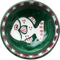 Piccola Home Amalfi Kom 9 Cm Groen - Serveerkommen Keramiek Green - CP0900-A-VER-PE