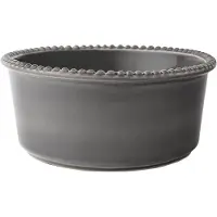 PotteryJo Daria kom Ø18 cm aardewerk Clean grey