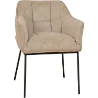 Bronx Scandinavische eetkamerstoel Jens taupe