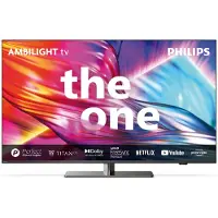 Philips 55PUS8949/12 The One 139,7 cm (55") 4K Ultra HD Smart TV Wi-Fi Antraciet, Grijs