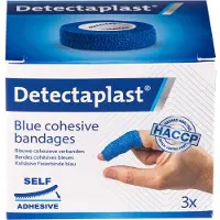 Detectaplast Kohesief verband blauw Detectaplast assorti 7stuks