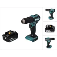 Makita Boormachine + slagboor, DHP 483 F1 Accu klopboormachine 18 V 40 Nm Brushless + 1x oplaadbare accu 3.0 Ah - zonder lader (Oplaadbare batterij)