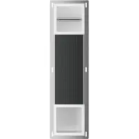 Xellanz Rocko toiletrolhouder zonder klep en reserverolhouder inbouw mat wit