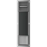 Xellanz Rocko toiletrolhouder zonder klep en reserverolhouder inbouw gunmetal