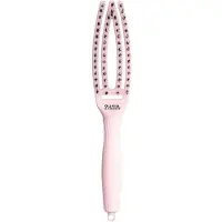 Olivia Garden Borstel Fingerbrush Pastel Pink Combo Small