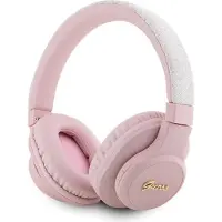 GUESS 4G Tone on Tone Bluetooth 5.3 - Stereo Over-Ear Koptelefoon - Roze