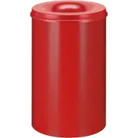 V-Part Papierbak vlamdovend 110ltr rood