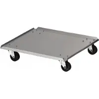 DutchDesign RVS (Roestvrij staal) Prullenbak 37 (B) x 37 (D) x 4,5 (H) cm Zilver