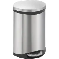 EKO Shell Bin Mat Zilver RVS 10L