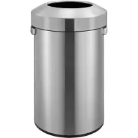 EKO Afvalbak Urban Trash Bin 60L Mat RVS