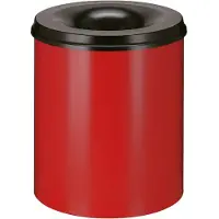 V-Part Papierbak vlamdovend 80ltr rood/zwart