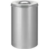 V-Part Papierbak vlamdovend 110ltr grijs