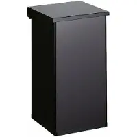 DutchDesign Pedaalemmer 55 l Zwart Gepoedercoat aluminium