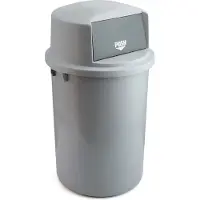 Sonstiges Prullenbak 126ltr klepdeksel kunststof grijs