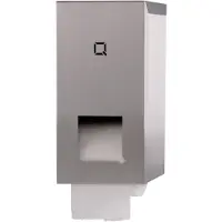Qbic-Line Qbicline Toiletrolhouder 2rols RVS