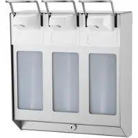 Mediqo-Line MediQoline TRIO Zeep & desinfectiemiddeldispenser RVS 1000ml