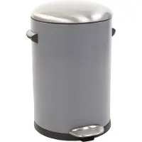 EKO Belle Deluxe pedaalemmer grijs 12 liter