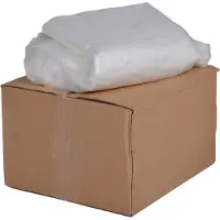 123schoon Pallet vuilniszakken 1400 liter | Voor pallethouder | Ongeperforeerd | 20 stuks | Transparant | huismerk