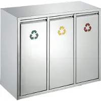 HygieneShopBasics Recycling Afvalbak 3 x 8 liter