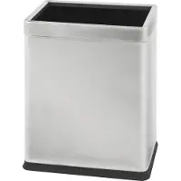 Huismerk Dubbelwandige Papierbak Mat RVS 10 liter