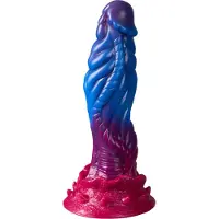 XR Brands Intruder - Alien Silicone Dildo - Purple
